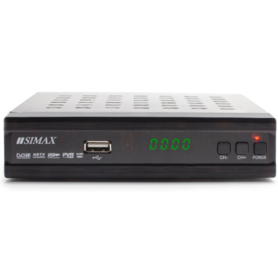 Ресивер (тюнер) IPTV DVB-T2 SIMAX Metal Blue/Silver KL1801