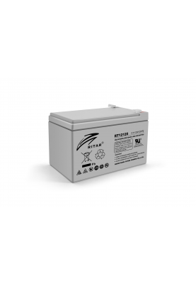 Акумуляторна батарея AGM RITAR RT12120, Gray Case, 12V 12.0Ah (151х98х 95 (101) ) Q4