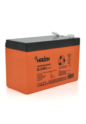 Акумуляторна батарея MERLION GL1270F2 12 V 7Ah ( 150 x 65 x 95 (100) Orange Q10/480
