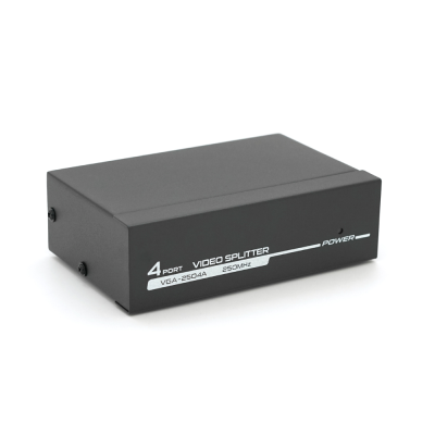 Активний спліттер VGA сигналу KV-FJ2504S 150MHz 4 Port, DC5V/2A