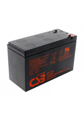 Акумуляторна батарея CSB GPL1272F2, 12V 7,2Ah (151х65х100мм) 2,63кг Q10