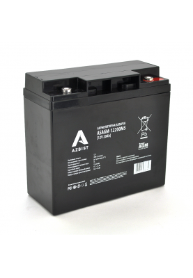 Акумулятор ASBIST Super AGM ASAGM-12200M5, Black Case, 12V 20.0Ah (181 х 77 х 167 ) Q4