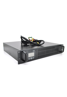 Інвертор з правильною сінусоїдою ONLINE Ritar RT-1KL-LCD, RACK 1000VA (900Вт), 36В, під Зовнішній АКБ, 480 * 420 * 90 мм