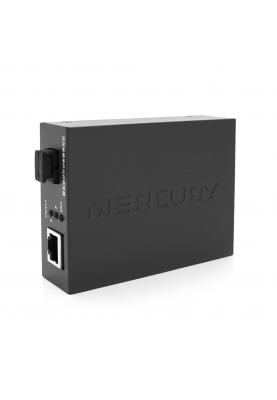 Медиаконвертор MC11A-20 Mercury A (IC+113), 1310 WDM одноволоконний Full/Half duplex , SC 20km (0 +70°C), + блок живлення 5V 1A Q60