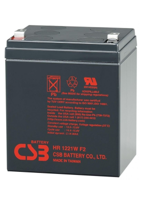 Акумуляторна батарея CSB HR1221WF2, 12V 5Ah (90х70х100 (105)) Q10/630