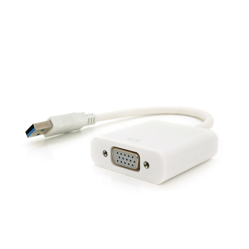 Конвертер USB 3.0(тато) на VGA(мама) 30cm, Пакет