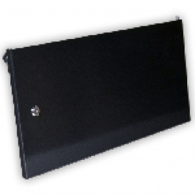 Двері суцільнометалеві 9U до шкафів MGSWA, чорна