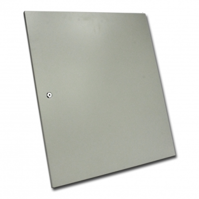 Двері суцільнометалеві 15U до шаф MGSWA, сіра