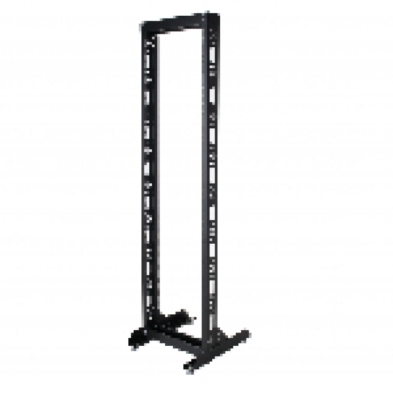 Стійка 24U, однорамна, чорна (без ніг)