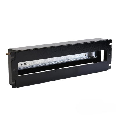 Панель 19" 3U з DIN-рейкою, для 24-х автоматичних вимикачів, чорна