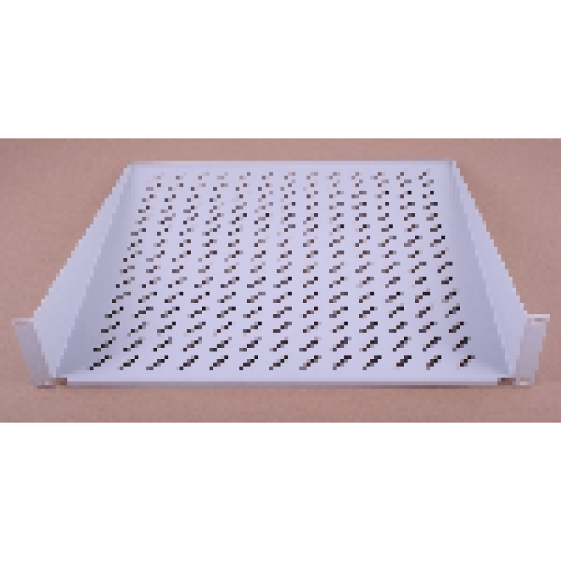 Полиця консольна 19" 2U 400мм, сіра