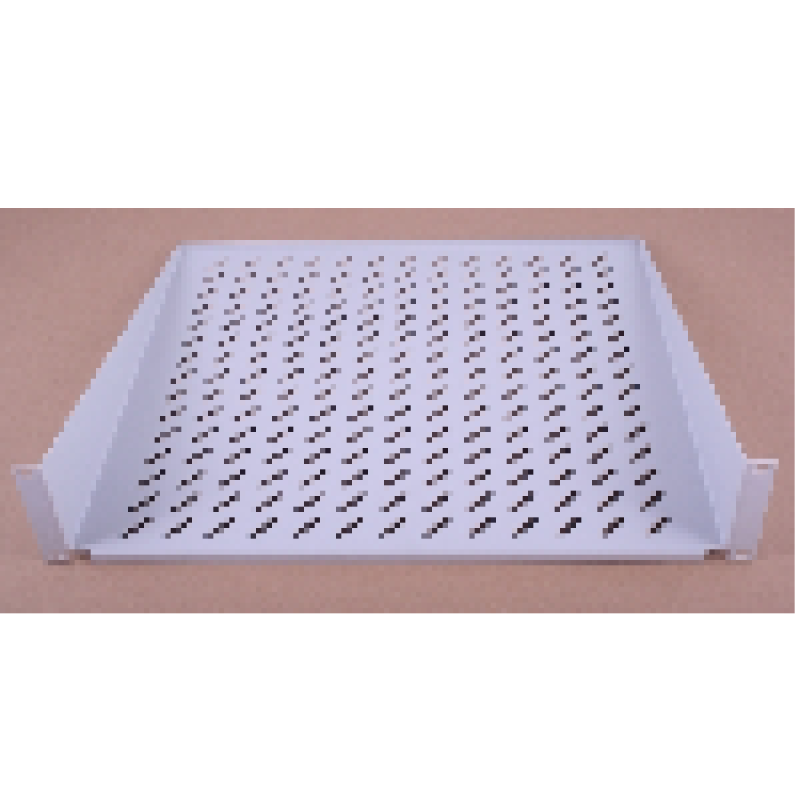 Полиця консольна 19" 2U 450мм, сіра