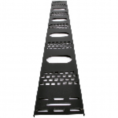 Вертикальний кабельний організатор 28U до шкафів MGSE, (ширина 120 мм)