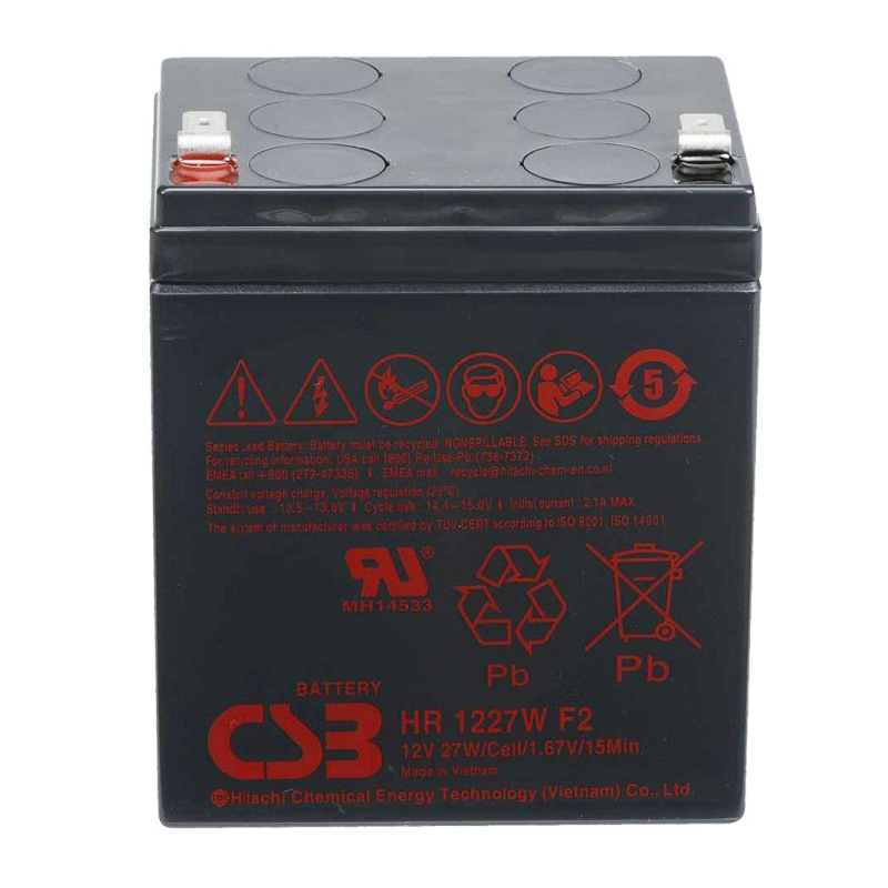 Акумуляторна батарея CSB HR1227WF2, 12V 6,5Ah (101х70х94мм), Q10
