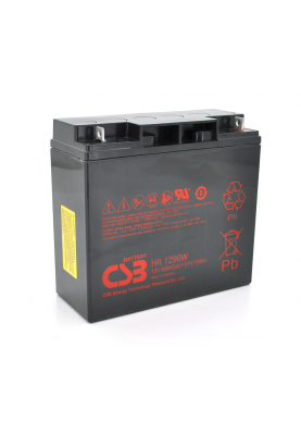 Акумуляторна батарея CSB HR1290W, 12V 18Ah (181х159х167мм), Q4