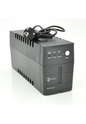 ДБЖ Ritar RTP625 (375W) Proxima-L, LED, AVR, 2st, 2xUNIVERSAL socket, 1x12V7Ah, plastik Case ( 300 x 100 x 140 )