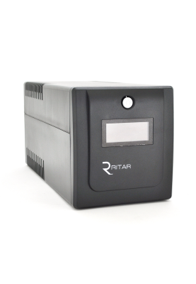 ДБЖ Ritar RTP1200 (720W) Proxima-D, LCD, AVR, 3st, 4x UNIVERSAL socket, 2x12V7Ah, plastik Case ( 460 x 225 X 245 ) 10,9 кг Q2