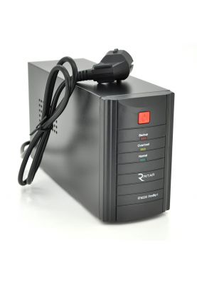 ДБЖ Ritar RTM500 (300W) Standby-L, LED, AVR, 1st, 2xSCHUKO socket, 1x12V4.5Ah, metal Case ( 260 х 85 х 140) Q4