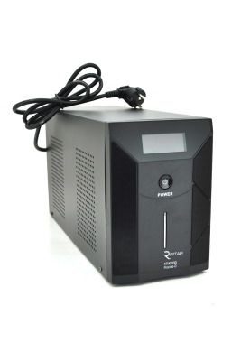 ДБЖ Ritar RTM2000 (1200W) Proxima-D LCD, AVR, 2st, 3xSCHUKO socket, 4x12V7,5Ah, metal Case