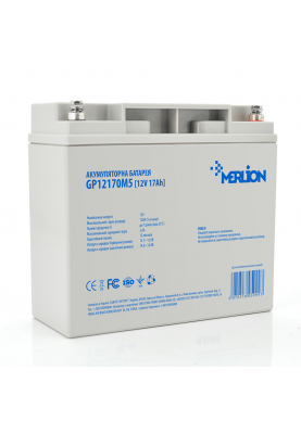 Акумуляторна батарея MERLION AGM GP12170M5 12 V 17Ah ( 180 x 78 x 165 (168))  Q4