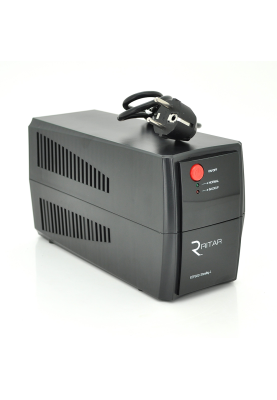 ДБЖ Ritar RTP500 (300W) Standby-L, LED, AVR 1st, 2xSCHUKO socket, 1x12V4.5Ah, plastik Case. ( 300*140*205 ) 3,56 кг Q4