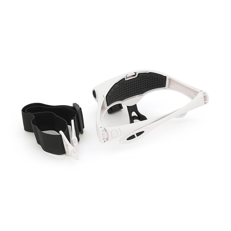 Лупа-окуляри бінокулярна NO.9892B2 c Led підсвічуванням та 5 змінними лінзами, 1,0Х1,5Х2,0Х2,5Х3,5, Вох