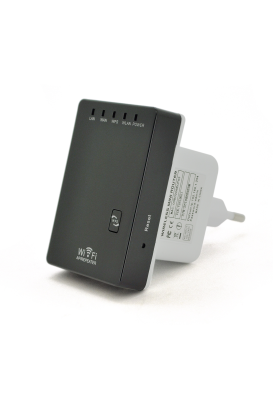 Підсилювач WiFi сигналу з вбудованою антеною LV-WR02, живлення 220V, 300Mbps, IEEE 802.11b / g / n, 2.4GHz, BOX