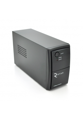 ДБЖ Ritar RTP500L-UX-IEC (300W) Proxima-L, LED, AVR, 3st, USB, 4xIEC-320 C14, 145-290Vac, 1x12V4.5Ah, plastik Case (314 x 97 X 143) 4 кг Q4