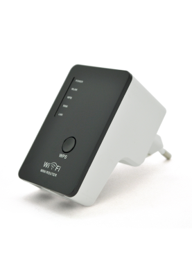 Підсилювач WiFi сигналу з вбудованою антеною LV-WR02В, живлення 220V, 300Mbps, IEEE 802.11b / g / n, 2.4GHz, BOX