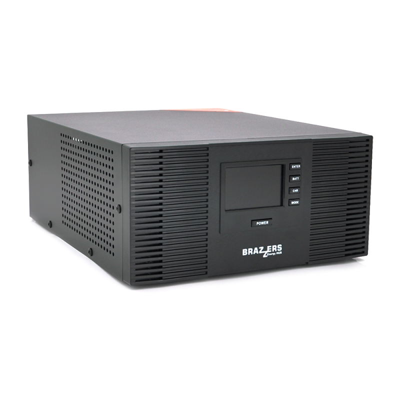 ДБЖ BRAZZERS BRSW-LFP-600 (500Вт), під зовнішній АКБ 12V(LiFePo4/GEL/AGM), струм заряду 10/20A, BOX