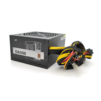 Блок живлення DeepCool DA500 80PLUS Bronze 500W, 12cm, Black, 150×140×86mm, Box Блок живлення DeepCool DA500 80PLUS Bronze 500W, 12cm, Black, 150×140×86mm, Box