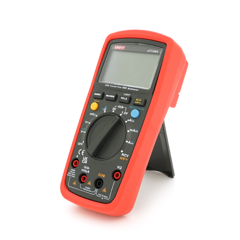 Мультиметр UNI-T UT139A Вимірювання: V (AC/DC), A (AC/DC), Ω, NCV (True RMS).