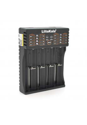 ЗП універсальний Liitokala lii-402, 4 канали, LCD дисплей, підтримує Li-ion, Ni-MH і Ni-Cd AA (R6), ААA (R03), AAAA, С (R14)