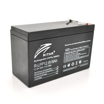 Акумуляторна батарея Ritar LiFePO4 12,8V 9Ah  (115,2Wh)  ( 150 x 65 x  95 (100) Q10