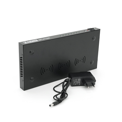 Активний HDMI спліттер 1 => 8 портів, 1080р, DC5V / 2A