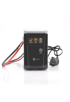 ДБЖ з правильною синусоїдою RITAR RTSW-500 LED, 12В, під зовнішній АКБ, Q4  (320*132*210) 4,2 кг (260*85*140)