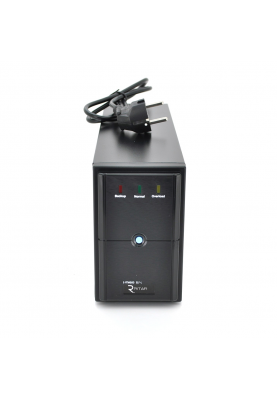 ДБЖ Ritar E-RTM500 (300W) ELF-L, LED, AVR, 2st, 2xSCHUKO socket, 1x12V7Ah, metal Case. Q4 (365*130*210) 4,8 кг (310*85*140)