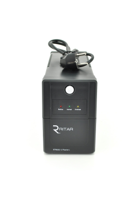 ДБЖ Ritar RTP650L-U (390W) Proxima-L, LED, AVR, 2st, USB, 2xSCHUKO socket, 1x12V7Ah, plastik Case ( 340 x 140 X 205) 4.7 кг Q4