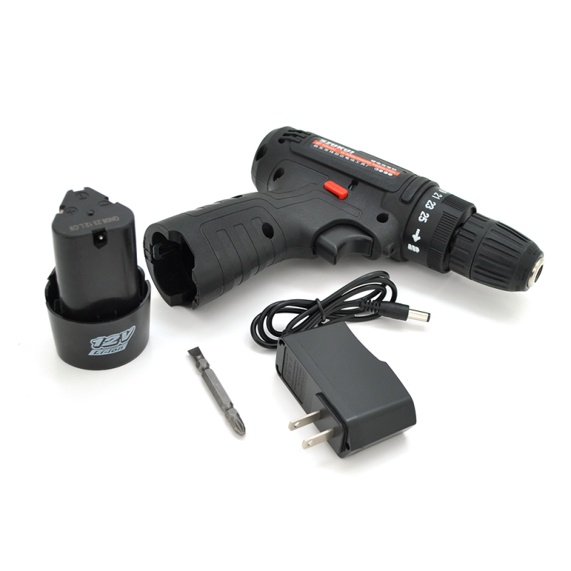 Шуруповерт SZUKUI ручний багатофункціональний, 12V, 550-1550 r/min + переходнік