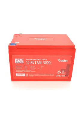 Літій-залізо-фосфатний акумулятор Merlion LiFePO4 12.8V 12AH (4S2P/BMS-15A), (151x99x99) for UPS, до 5000 циклів, Q12