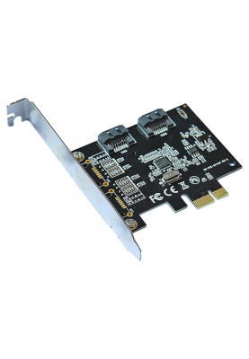 Контролер PCI-E=>SATA 3.0, ASM1061, 6Gb/s, 2 порти внутрішніх, BOX