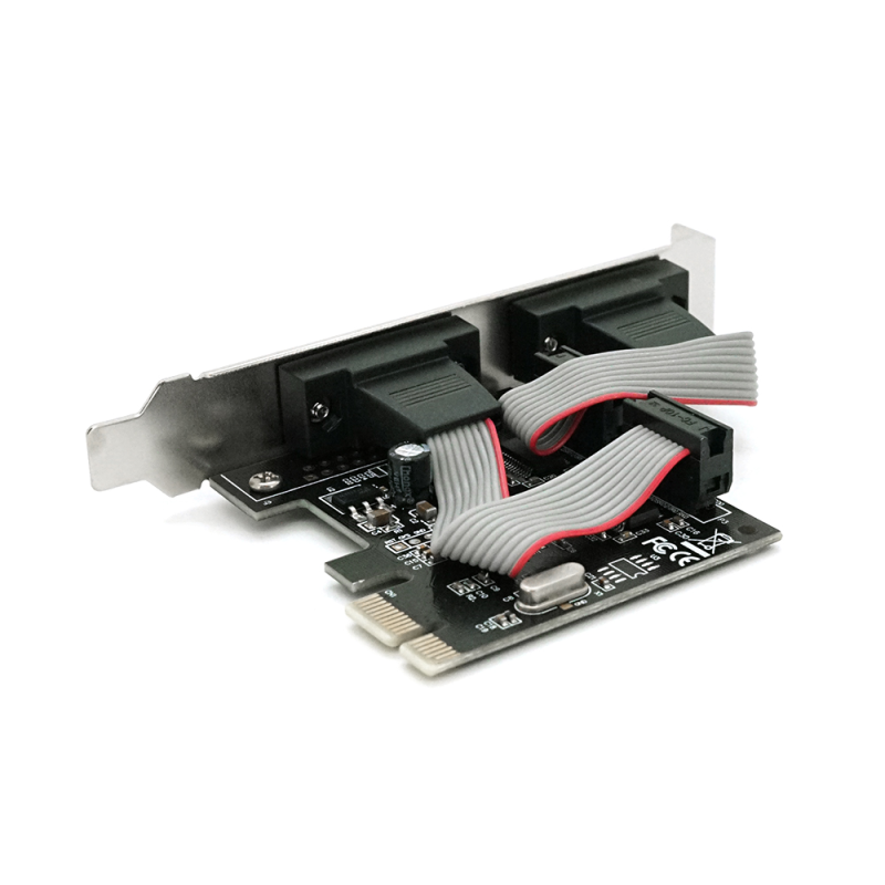 Контролер PCI-Е => RS232 (9Pin) + RS232 (9Pin), 2 порти, TX382B-2S, BOX