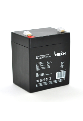 Тягова акумуляторна батарея Merlion EV 6-DZM-5, 12V 5Ah F2 (90*70*101), Q10