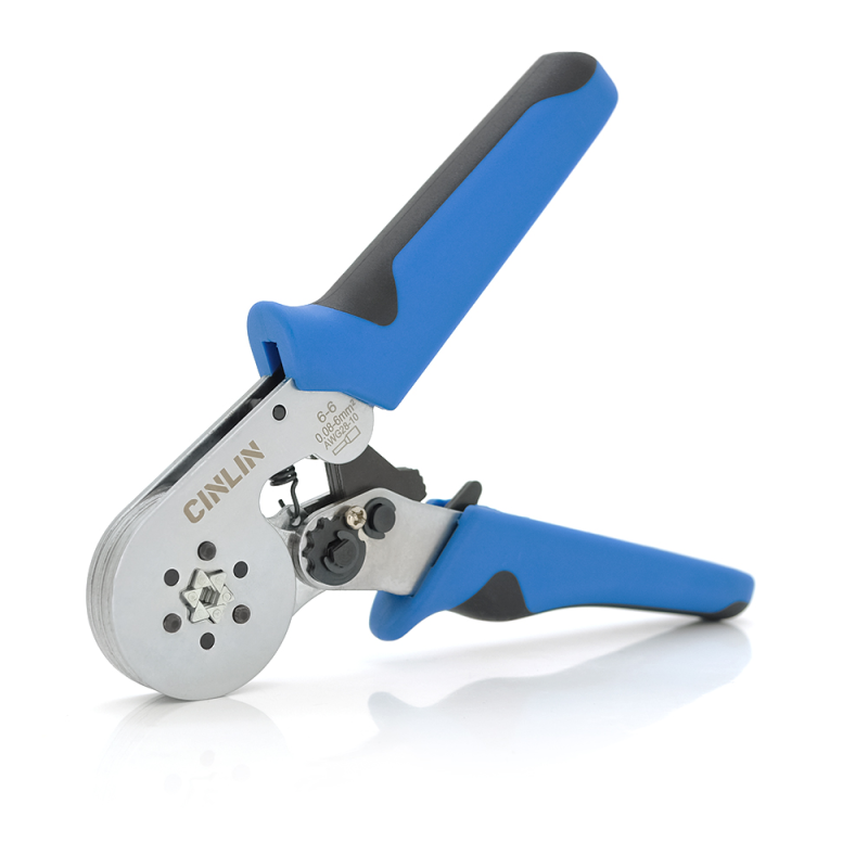 Крімпер CINLINELE HCS8 6-6 для обтиску кабельного накінечника, 0.08-6mm2, Blue
