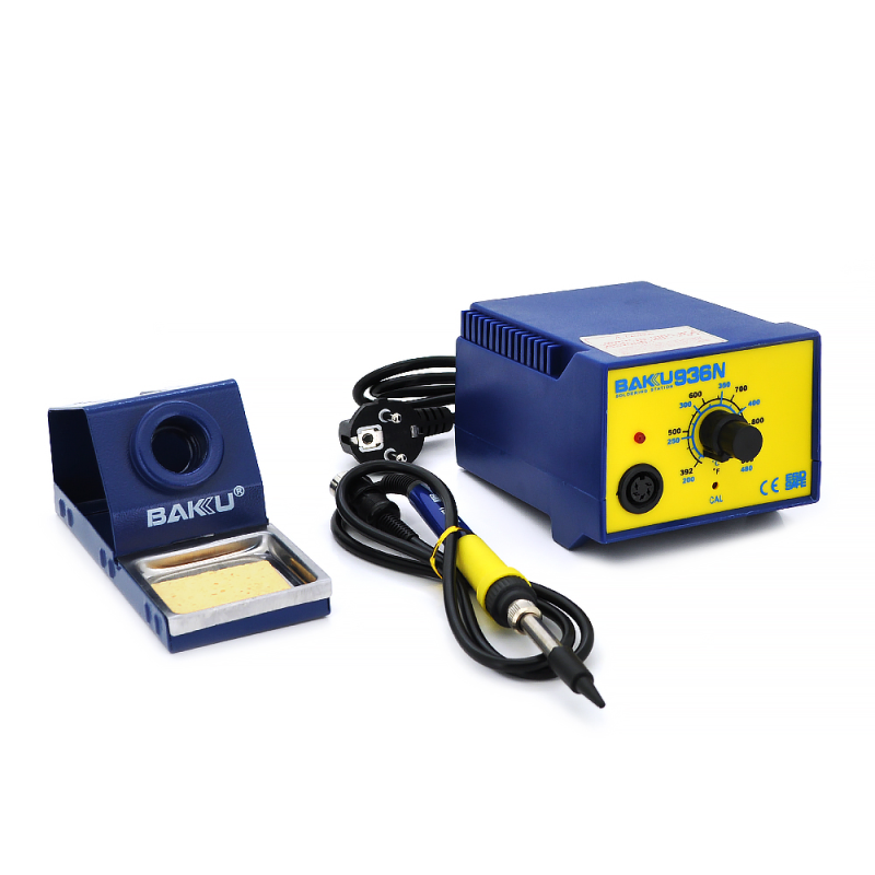 Паяльна станція BAKKU BK-936N, паяльник з блоком регулювання, Box (263*215*118) 1,7 кг Паяльна станція BAKKU BK-936N, паяльник з блоком регулювання, Box (263*215*118) 1,7 кг