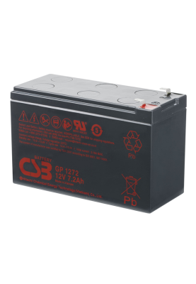 Акумуляторна батарея CSB GP1272F2, 12V 7,2Ah (25W) (151х65х100мм) 1.9кг Q10/420