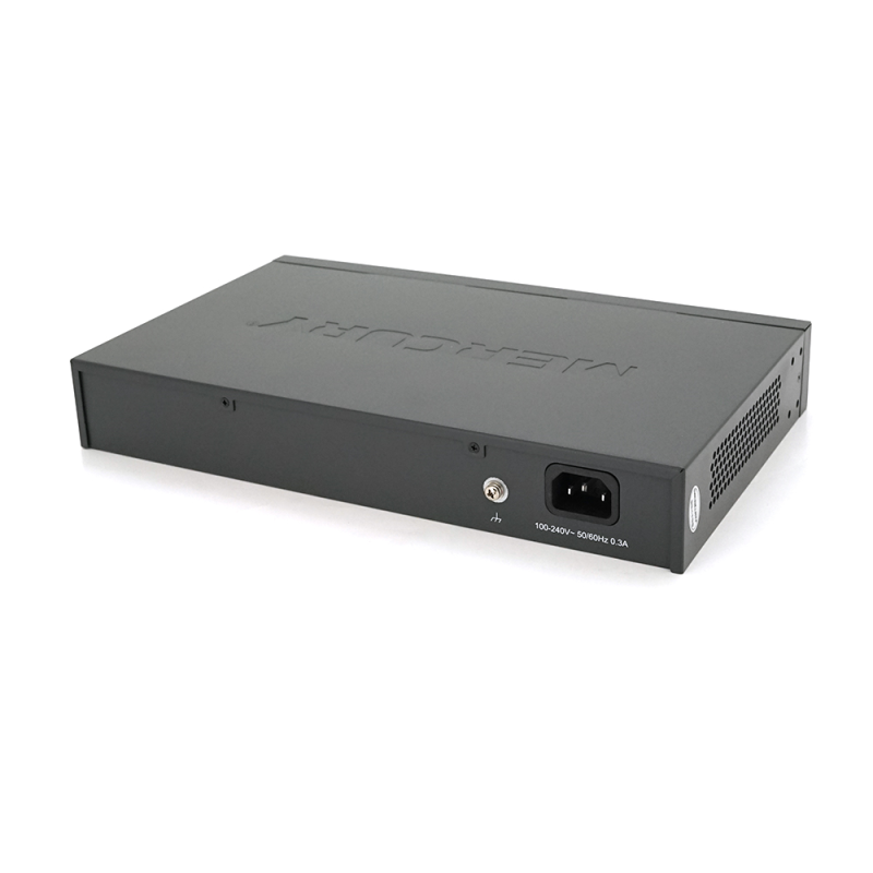 Комутатор Mercury S124D, 24 порти Ethernet 10/100 Мбіт / сек, BOX Q6