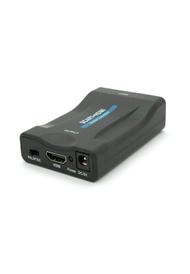 Конвертер SCART (мама) на HDMI(мама), 5V/2A, Black, Box, Q250