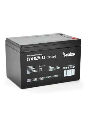 Тягова акумуляторна батарея Merlion EV 6-DZM-12, 12V 12Ah M5 (152*99*98), Q3