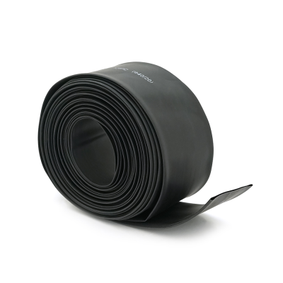 Термозбіжна трубка 40,0 мм, робоча температура: від -50°C до + 125°C, чорна, 25м, рулон